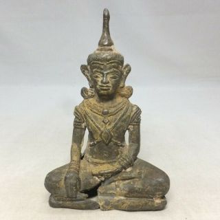 C764: Tibetan Buddhist Statue Of Copper Ware With Very Good Atmosphere