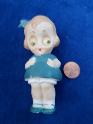 Antique All Bisque Googly Doll Germany