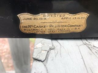 McCaskey 1920 ' s Antique Cash Register 2