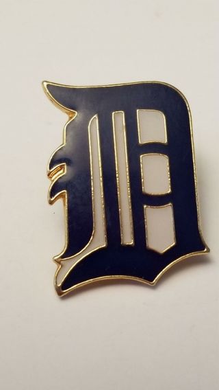 Detroit Tigers Big D Mlb Baseball 1985 Lapel Pin 432