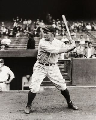 Ny York Yankees Lou Gehrig Glossy 8x10 Photo Poster Baseball Print