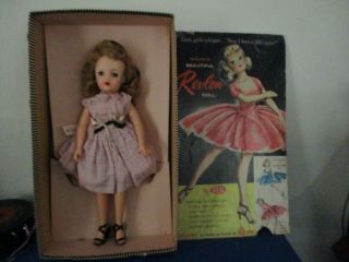 Vintage Ideal Miss Revlon Doll W/box 1950 