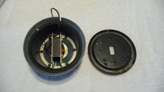 Vintage Audible Signal Fire Alarm Type 411 National Time & Signal Corp w/ plate 2