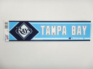 Tampa Bay Rays Bumper Sticker/strip (major League Baseball) (wincraft)