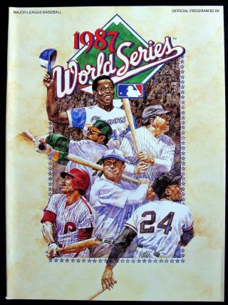 1987 World Series Program Minnesota Twins V.  St.  Louis Cardinals -