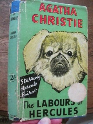 The Labours Of Hercules - Agatha Christie - Vintage 1951 Hc/dj - Hercule Poirot