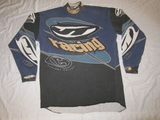 Vtg 90s Jt Racing Jersey 2x Made In Usa Concept Series No 6 Artcore Approved