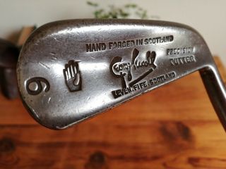 Antique Hickory Shaft George Nicoll Precision Putter Golf Club,  Scotland