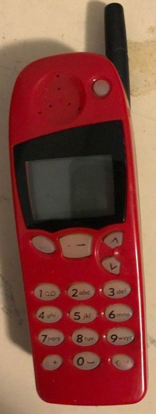 Nokia 5160 Cell Phone/d - Amps Vintage Red Black Tdma At&t Fast Ship Good