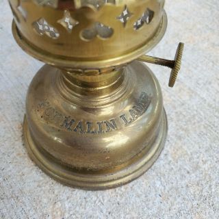 ANTIQUE SCHERING ' S FORMALIN LAMP 1899 EARLY MEDICINE DISINFECTION REMEDY LANTERN 2