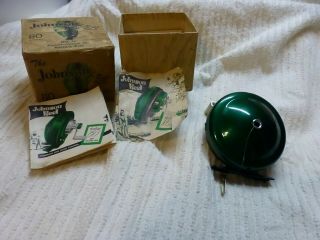 Vintage Johnson 80 Model Fishing Reel With Box And Instructions