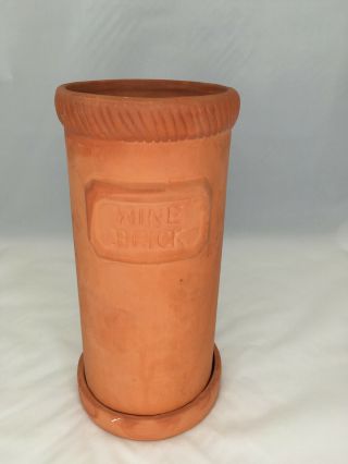 Vintage Terra Cotta Wine Brick Chiller Cooler 10 Inches Tall