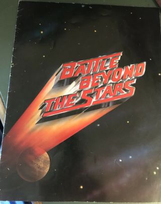 Vintage 1980 Battle Beyond The Stars Sci Fi Film Promo Book 80s /post Star Wars