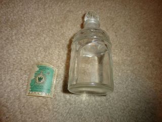 Vintage Guerlain Veritable EDC Empty 4 oz Bee Perfume Bottle (pb191) 3
