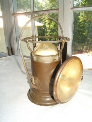 Ww1 Wwi Us U.  S.  Army Troop Train Delta Signal Light Lantern Antique Vtg Old 1917