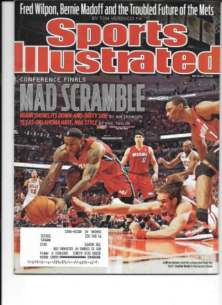 Lebron James Miami Heat Sports Illustrated May 30,  2011