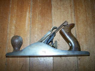 Antique Stanley No.  5 1/4 Smooth Bottom Jack Plane Woodworking Tool Good User 2