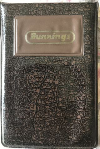 Vintage Bunnings Pocket Note Book