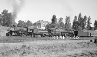 Railroad Print Southern Pacific Steam Dblhead Action W 2768