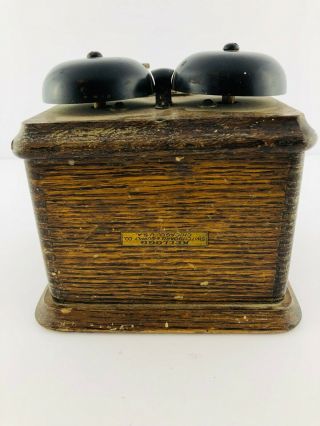 Antique Black Kellogg Switchboard And Supply Co.  Ringer Box Bells