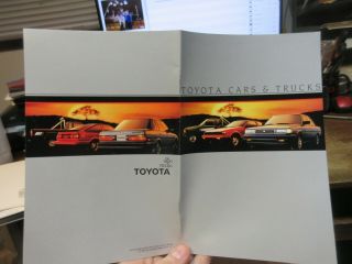 1984 Toyota Car Truck Make Model Brochure Corolla Cressida Celica Tercel
