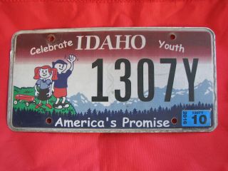 2016 Idaho Specialty License Plate - Celebrate Youth - 1307y