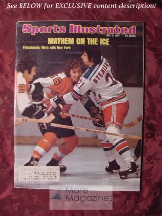 Sports Illustrated May 6 1974 Hockey Philadelphia York Woody Stephens