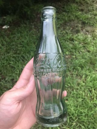 Antique R,  Yazoo City,  Mississippi 1915 Hobbleskirt Coca - Cola Soda Bottle