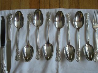 Wm Rogers Mfg Co Extra Plate 48 Pc Set Magnolia Pattern Service For Eight Plus 3