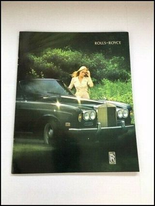 1972 Rolls Royce Vintage Car Sales Brochure - Corniche Silver Shadow