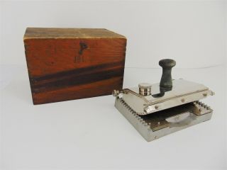 Vintage Post Card Printer Cardmaster Chicago Ink Duplicator 3 X 5”