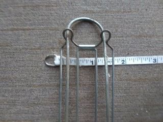 Vintage Hair Curlers (6) Metal Clips Antique Use Rag Sheets (early 1900s) 3