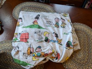 Peanuts Charlie Brown Snoopy Vintage Bedding Sheet set 2