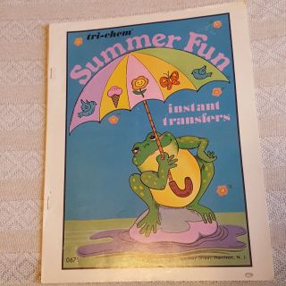 Summer Fun Vintage Tri - Chem Hot Iron Transfer Patterns Book 6 Pages 0671