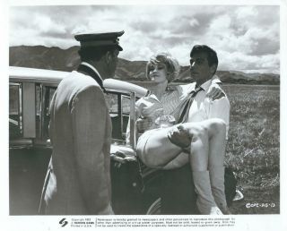 Dorothy Provine,  Mike Connors " Kiss The Girls And Make Them Die " Vintage Still