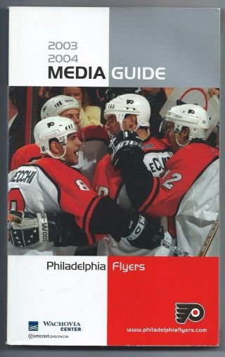 2003 - 04 Philadelphia Flyers Ahl Nhl Phantoms Hockey Media Guide Record Book