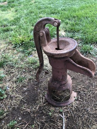 Antique Water Well Pump Red Jacket " Davenport,  Iowa.