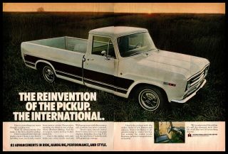1969 International Harvester Ihc Chicago Il 1000d Pickup Truck 2 - Page Print Ad