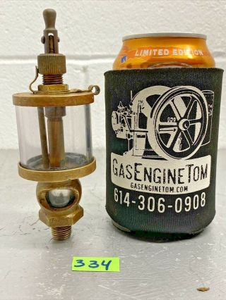 American Injector 1 1/2 Brass Cylinder Oiler Hit Miss Gas Engine Vintage Antique