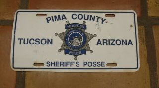 A25 - Arizona Pima County Tucson Arizona Sheriff 