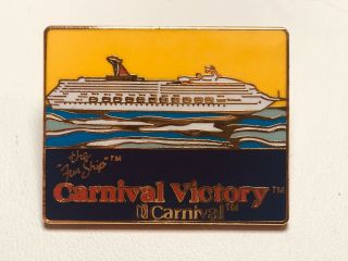 Carnival The Fun Ship Cruise Lines Lapel Hat Pin Victory
