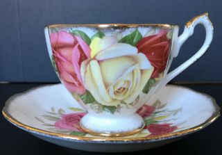 Vintage Queen Anne Lady Sylvia Cup And Saucer 5 Available 2