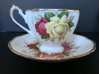 Vintage Queen Anne Lady Sylvia Cup And Saucer 5 Available 3