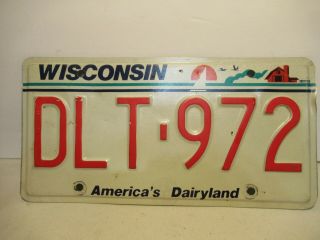 Wisconsin License Plate Expired Tag Mancave Garage Crafts Usa