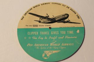 Time Selector: Pan American World Airways Double - Decked Strato Clipper 1949.