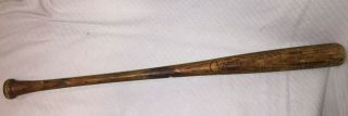 Vintage 125 31 Oz.  33 " Louisville Slugger Wooden " Braves " Baseball Bat C271