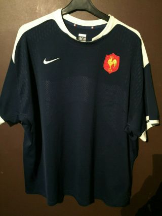 Maillot De Rugby Equipe France Nike Vintage Shirt Maglia Quinze World Cup 2010
