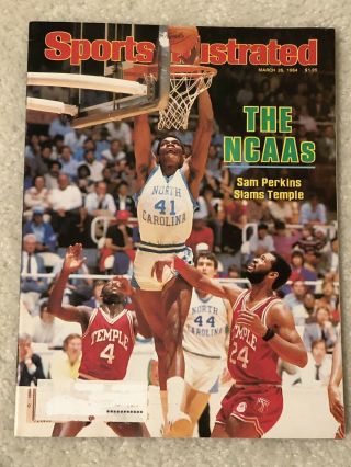 Sports Illustrated (march 26,  1984) The Ncaas Sam Perkins