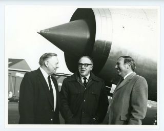 Photograph Of Roly Beamont,  Len Dean & Jimmy Dell By English Electric Lightning