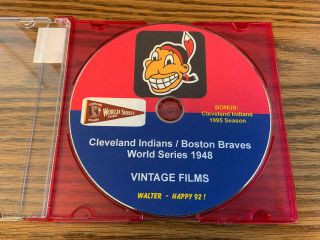 Vintage Films Cleveland Indians / Boston Braves 1948 World Series Dvd